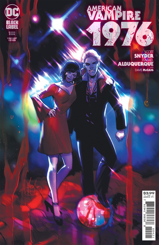 American Vampire 1976 #4 of 9 (Andolfo Variant)