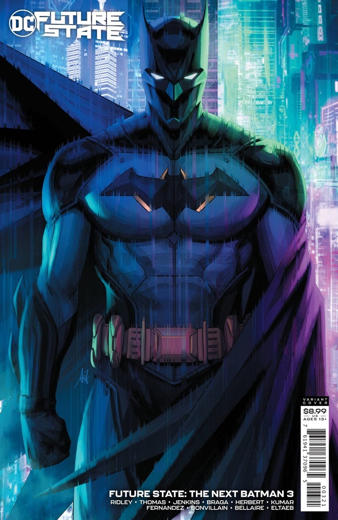 Future State: The Next Batman #3 (Artgerm Card Stock Variant)