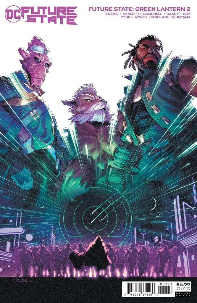Future State: Green Lantern #2 (Card Stock Jamal Campbell Variant)