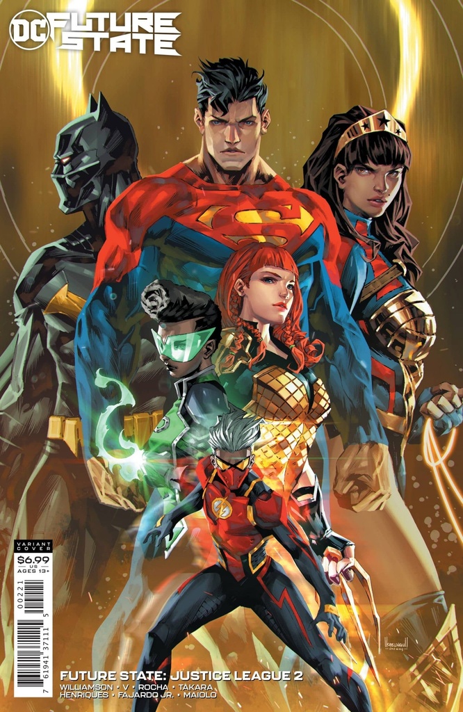 Future State: Justice League #2 (Card Stock Dan Mora Variant)