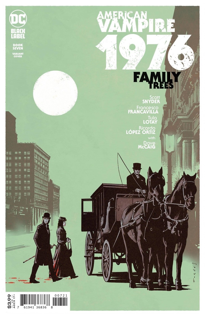American Vampire 1976 #7 of 9 (Jorge Fornes Variant)