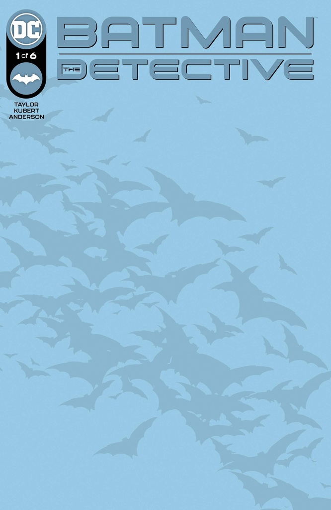 Batman: The Detective #1 (Blank Card Stock Variant)