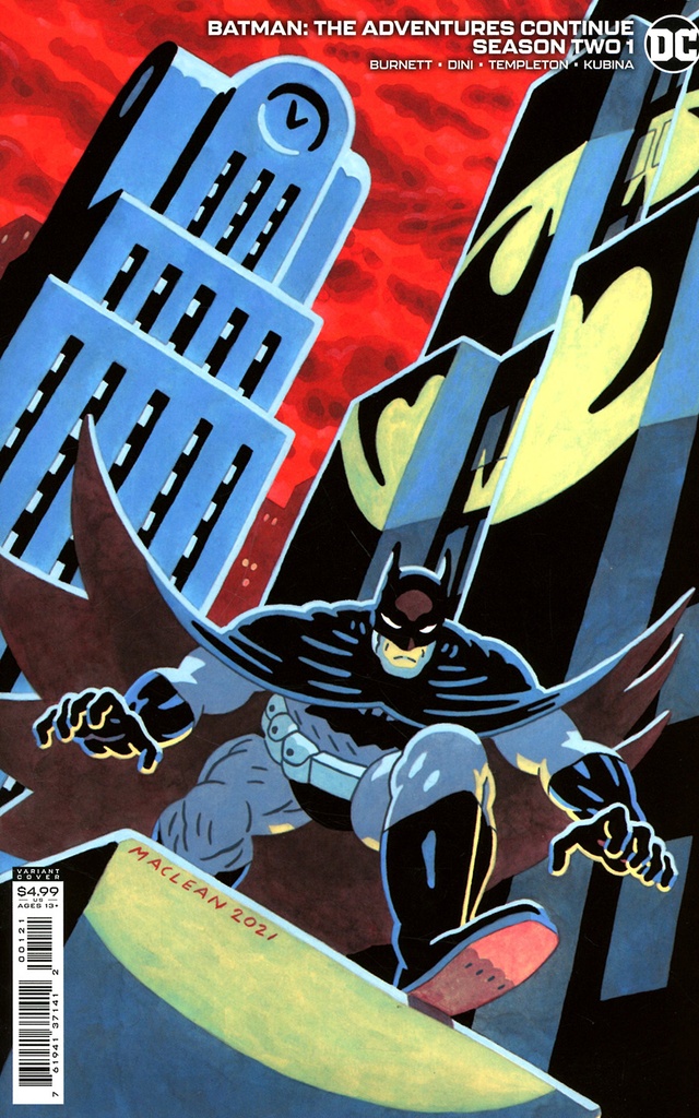 Batman: The Adventures Continue: Season Two #1 (Andrew MacLean Card Stock Variant)