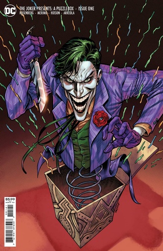 [APR219183] The Joker Presents: A Puzzlebox #1 (1:25 Jesus Merino Card Stock Variant)