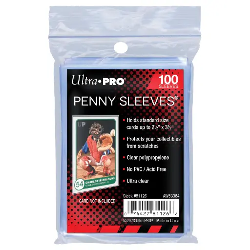 [UP81126] Ultra Pro - Penny Sleeves (100 pack)