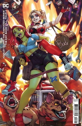 [DEC213100] Harley Quinn: The Animated Series - The Eat. Bang! Kill. Tour #6 of 6 (Cover B Derrick Chew Card Stock Variant)