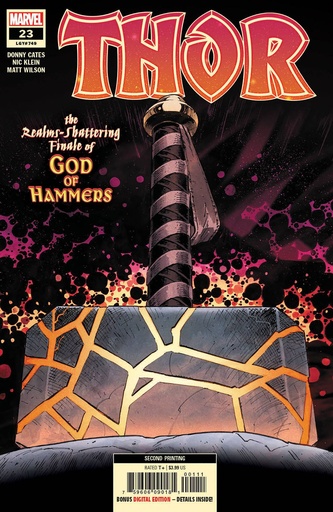 [FEB228725] Thor #23 (2nd Printing Nic Klein Variant)