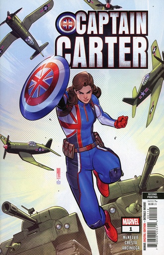 [FEB228319] Captain Carter #1 (2nd Printing Paco Medina Variant)
