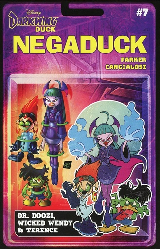 [JAN240165] Negaduck #7 (Cover E Action Figure Variant)