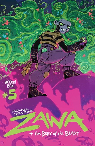 [JAN240100] Zawa + The Belly of the Beast #5 of 5 (Cover A Michael Dialynas)