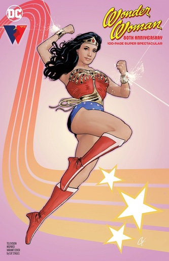 [JUN219273] Wonder Woman 80th Anniversary 100 Page Super Spectacular #1 (Variant Cat Staggs Television Variant)