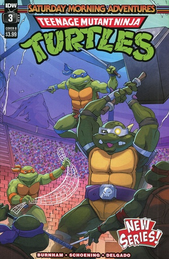 [MAY231421] Teenage Mutant Ninja Turtles: Saturday Morning Adventures Continued #3 (Cover B Dan Schoening)
