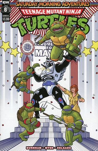 [AUG231428] Teenage Mutant Ninja Turtles: Saturday Morning Adventures Continued #6 (Cover C Travis Hymel)