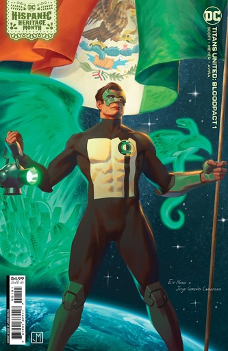 [JUL223716] Titans United: Bloodpact #1 of 6 (Cover C Molina Hispanic Heritage Month Card Stock Variant)