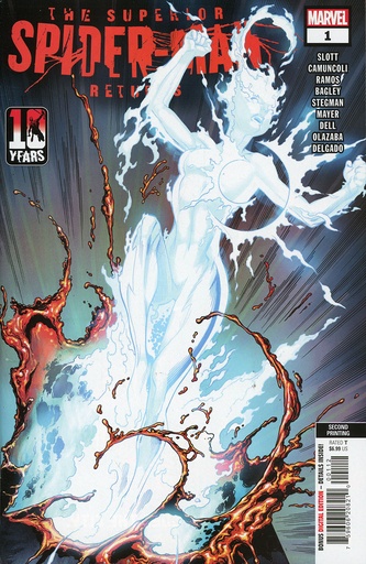 [SEP238945] Superior Spider-Man Returns #1 (2nd Printing Bagley Variant)