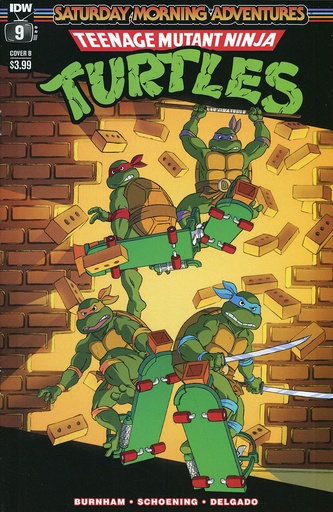 [OCT231364] Teenage Mutant Ninja Turtles: Saturday Morning Adventures Continued #9 (Cover B Dan Schoening)