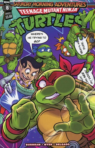 [OCT231359] Teenage Mutant Ninja Turtles: Saturday Morning Adventures Continued #8 (Cover A Sarah Myer)