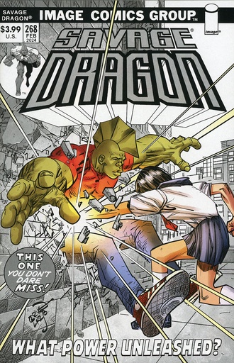 [JUL230508] Savage Dragon #268 (Cover B Erik Larsen 70s Trade Dress Variant)