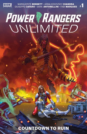 [APR220640] Power Rangers Unlimited: Countdown to Ruin #1 (Cover A Keyla Valerio)