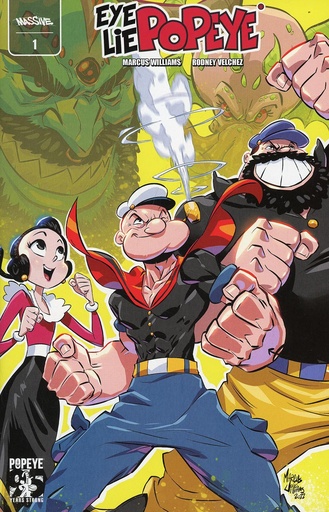 [MAR240990] Eye Lie Popeye #1 (Cover A Marcus Williams)