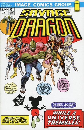 [APR240523] Savage Dragon #271 (Cover B Erik Larsen 70s Trade Dress Variant)