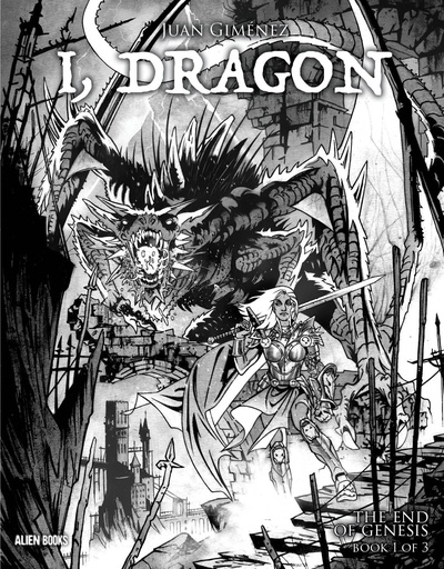[MAY241241] I, Dragon #1 of 3 (Cover D Danny Earls B&W Variant)