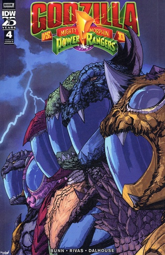 [MAY241139] Godzilla vs. The Mighty Morphin Power Rangers II #4 (Cover B Alex Sanchez)