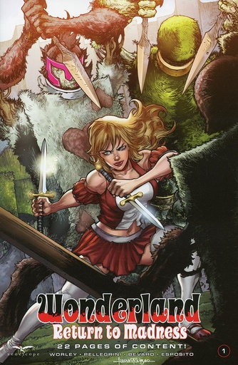 [MAY241011] Wonderland: Return to Madness #1 of 3 (Cover B Harvey Tolibao)