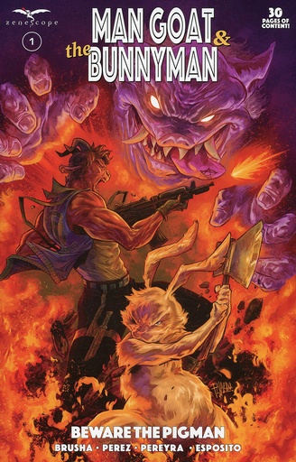 [MAY241006] Man Goat & The Bunnyman: Beware of The Pigman #1 of 3 (Cover A Guillermo Fajardo)
