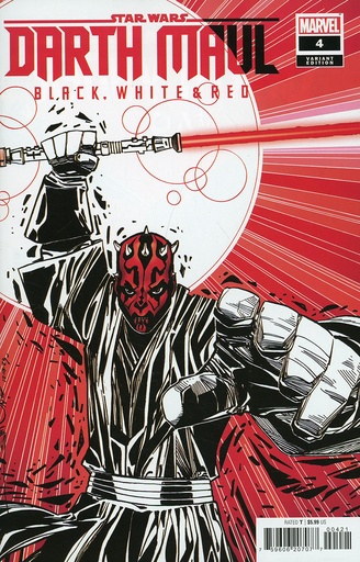 [MAY240824] Star Wars: Darth Maul - Black, White & Red #4 (Walt Simonson Variant)