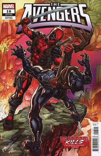 [MAY240662] Avengers #16 (Chad Hardin Deadpool Kills The Marvel Universe Variant)