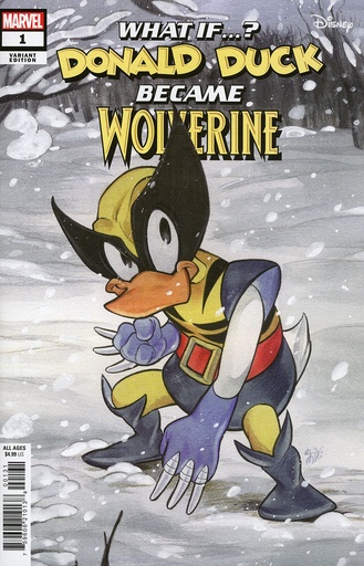 Marvel & Disney: What If...? Donald Duck Became Wolverine #1 (Peach Momoko Variant)
