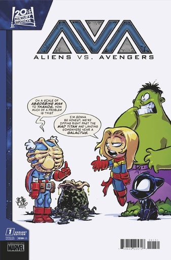 [MAY240626] Aliens vs. Avengers #1 of 4 (Skottie Young Variant)