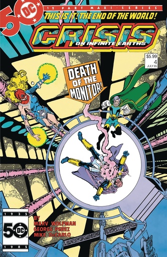 [MAY243013] Crisis On Infinite Earths #4 (Facsimile Edition Cover B George Perez Foil Variant)