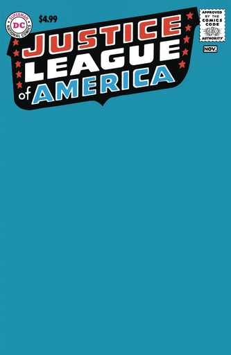 [MAY243011] Justice League of America #1 (Facsimile Edition Cover C Blank Variant)