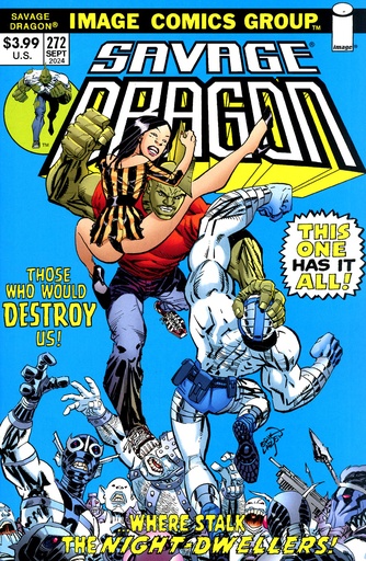 [MAY240561] Savage Dragon #272 (Cover B Erik Larsen 70s Trade Dress Variant)