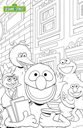 [JUN241864] Sesame Street #1 (Cover C Coloring Book Sketch Variant)