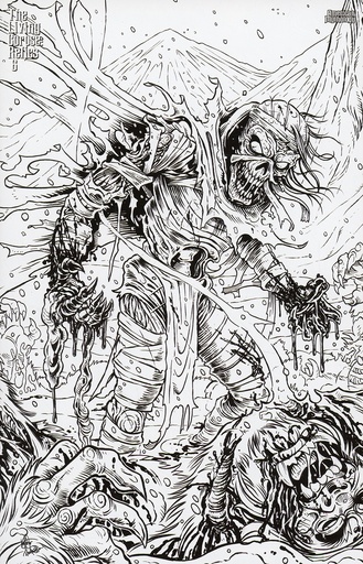 [JUN241333] The Living Corpse: Relics #6 (Encore Edition B&W Limited Raw Variant)