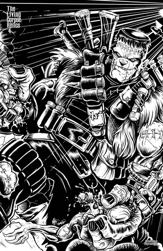 [JUN241329] The Living Corpse: Relics #4 (Encore Edition B&W Limited Raw Variant)