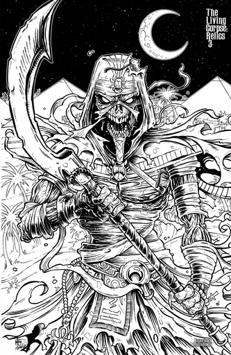 [JUN241327] The Living Corpse: Relics #3 (Encore Edition B&W Limited Raw Variant)