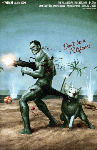 [JUN241282] The Valiants #4 of 4 (Cover B Agustin Alessio Swimsuit Variant)