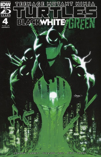 [JUN241233] Teenage Mutant Ninja Turtles: Black, White, & Green #4 (Cover A Pat Gleason)