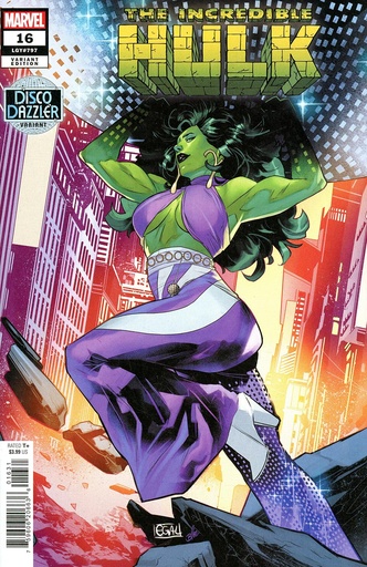 [JUN240840] Incredible Hulk #16 (Edwin Galmon Disco Dazzler Variant)