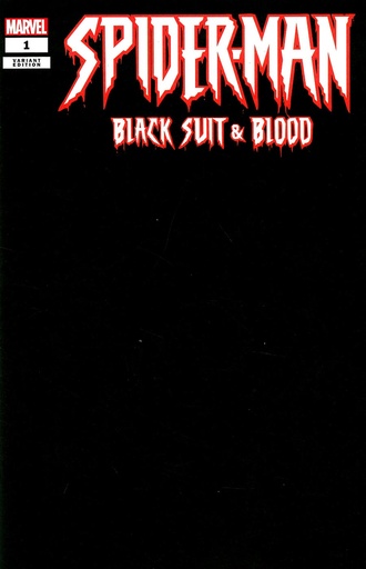 [JUN240748] Spider-Man: Black Suit & Blood #1 of 4 (Black Blank Variant)