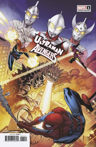 [JUN240708] Ultraman X the Avengers #1 of 4 (Francesco Manna Variant)