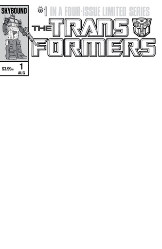 [JUN240475] The Transformers #1 (40th Anniversary Edition Cover C Blank Sketch Variant)