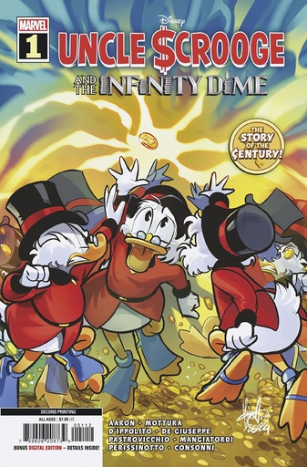 [MAY247269] Uncle Scrooge and the Infinity Dime #1 (2nd Printing Mirka Andolfo Variant)