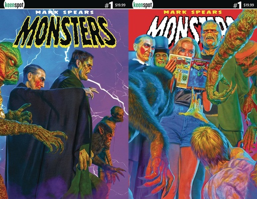 [JUL241778] Mark Spears Monsters #1 (Cover F Holofoil Flip Variant)