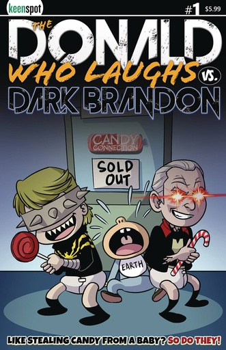 [JUL241767] Donald Who Laughs vs. Dark Brandon #1 (Cover E Dark Babies Variant)