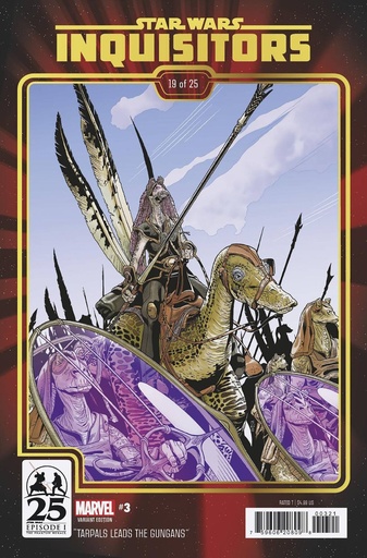 [JUL240874] Star Wars: Inquisitors #3 of 4 (Chris Sprouse Phantom Menace 25th Anniversary Variant)